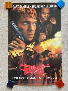 Vintage ‘Riot’ Movie Poster